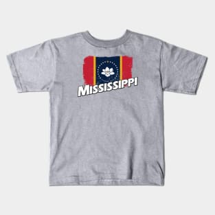 Mississippi flag Kids T-Shirt